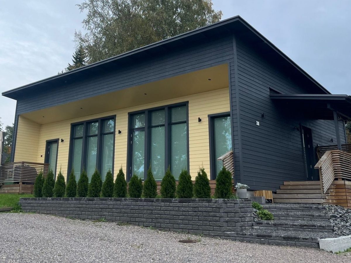 Omakotitalon uudisrakentamista